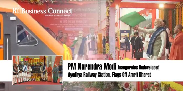 PM Narendra Modi Inaugurates Redeveloped Ayodhya Railway Station, Flags Off Amrit Bharat
