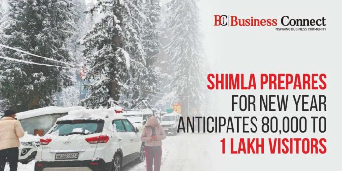 Shimla Prepares for New Year: Anticipates 80,000 to 1 Lakh Visitors