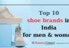 Top 10 shoe brands in India for men & women 2024