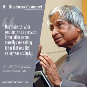 "Don’t take rest after your first victory because if you fail in second, more lips are waiting to say that your first victory was just luck."- Dr. APJ Abdul Kalam Today Monday Motivation (29/07/2024)