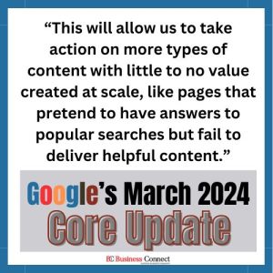 Google's March 2024 Core Update: Enhancing Relevance by Slashing Unhelpful Content by 40%
