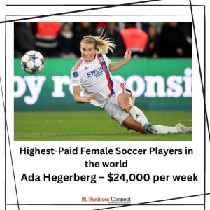 Ada Hegerberg – $24,000 per week,TOP 10 Highest-Paid Female Soccer Players in the world.jpg