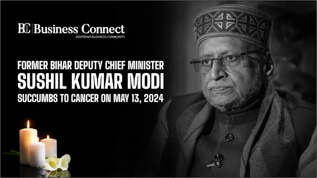 Former Bihar Deputy Chief Minister Sushil Kumar Modi Succumbs to Cancer on May 13, 2024