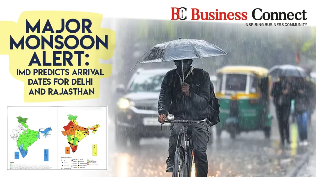 Major Monsoon Alert: IMD Predicts Arrival Dates for Delhi and Rajasthan