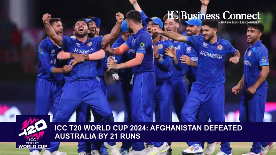 ICC T20 World Cup 2024: Afghanistan defeated Australia by 21 runs