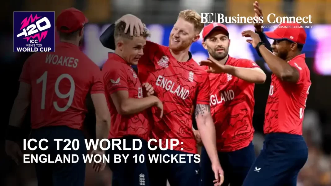 ICC T20 World Cup: England won by 10 wickets