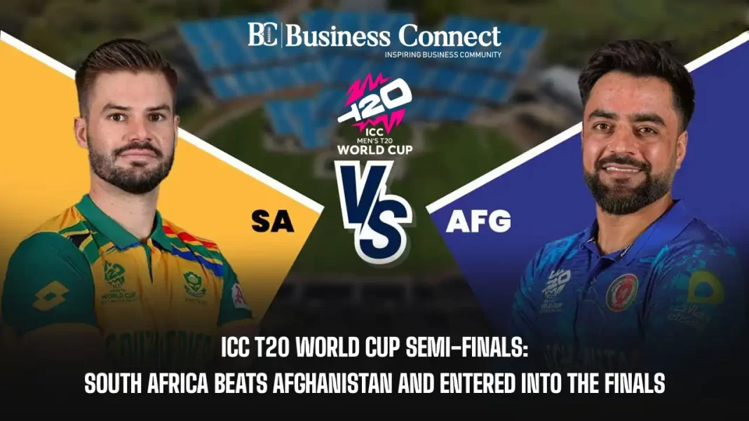 ICC T20 World Cup semi-finals: South Africa beats Afghanistan and entered into the Finals