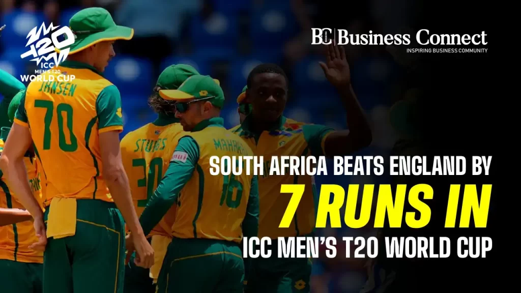 South Africa beats England by 7 runs in ICC Men’s T20 World Cup