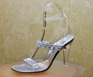 Stuart Weitzman Cinderella Slippers-$2 million | Top 10 World's Most Expensive Shoes In Indian Rupees