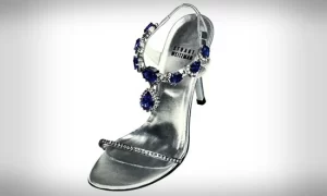 Tanzanite Heels-$2 million. | Top 10 World's Most Expensive Shoes In Indian Rupees