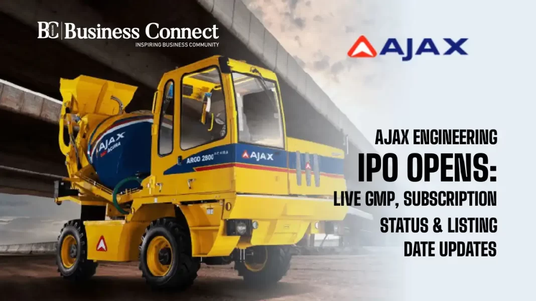 Ajax Engineering IPO Opens: Live GMP, Subscription Status & Listing Date Updates