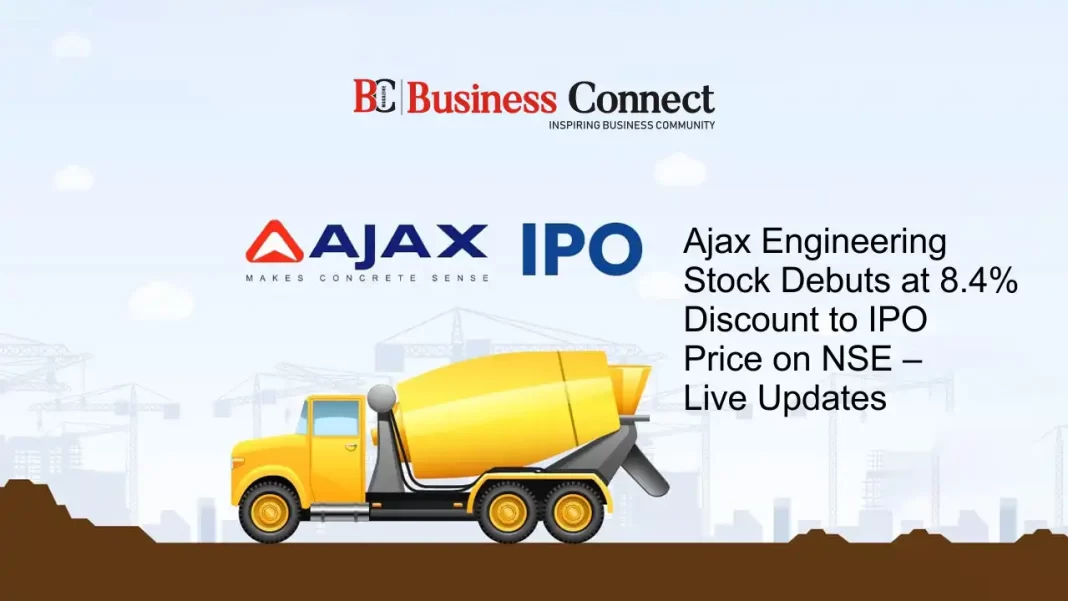 Ajax Engineering Stock Debuts at 8.4% Discount to IPO Price on NSE – Live Updates