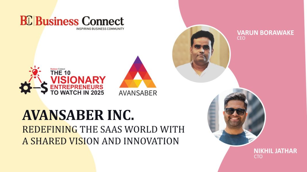 AVANSABER INC. REDEFINING THE SAAS WORLD WITH A SHARED VISION AND INNOVATION