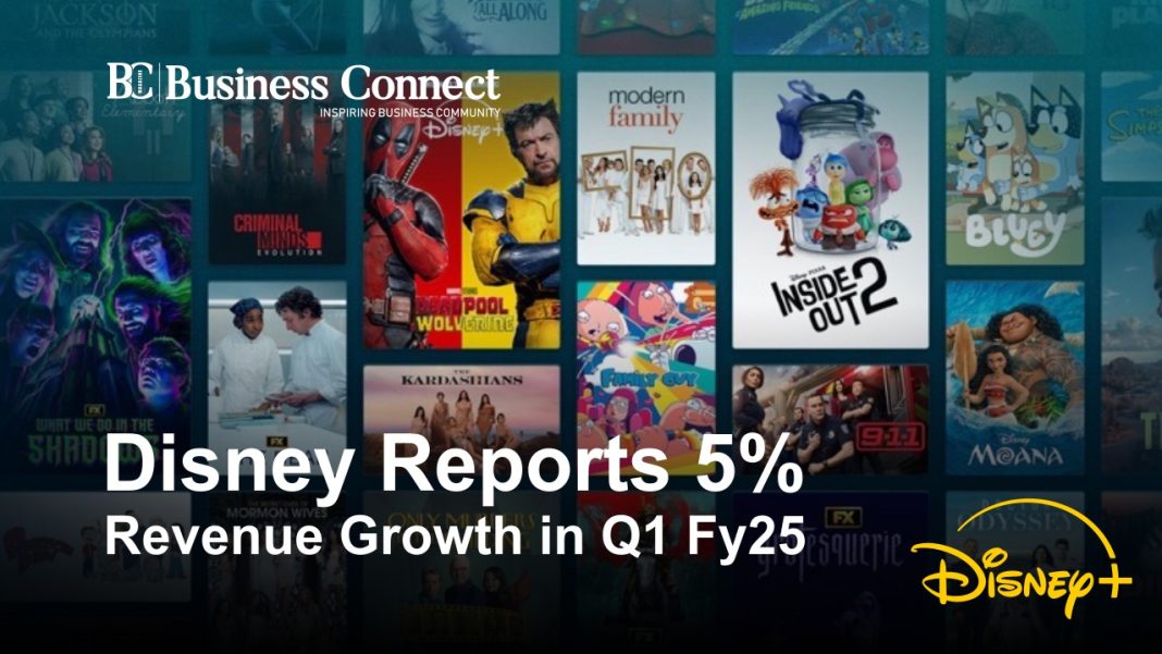 Disney Reports 5% Revenue Growth in Q1 FY25