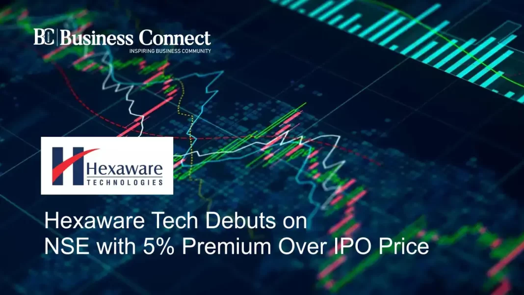 Hexaware Tech Share Price Debuts on NSE with 5% Premium Over IPO Price