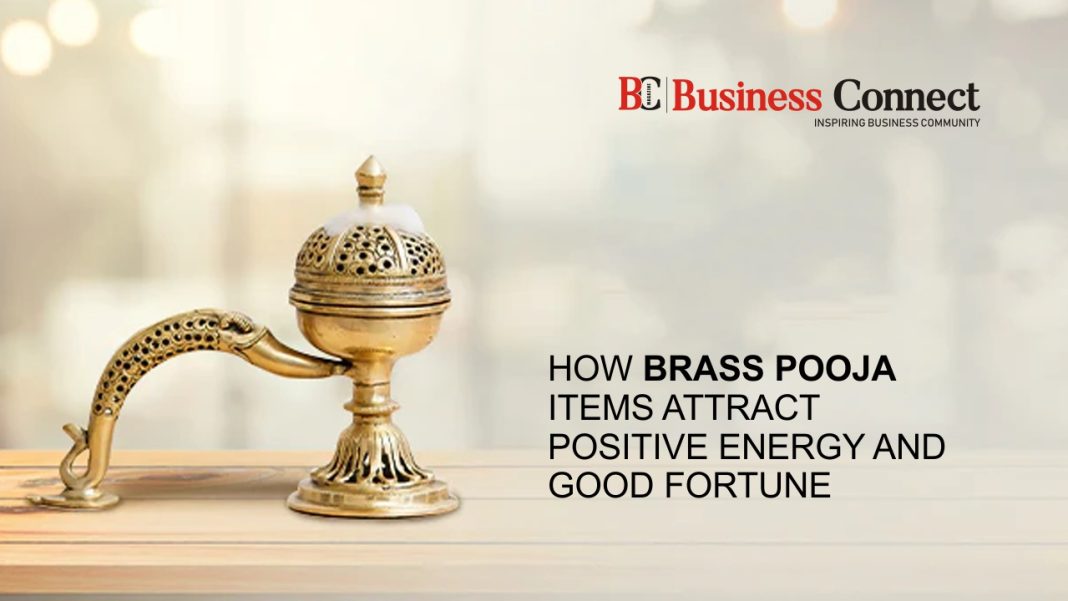 How Brass Pooja Items Attract Positive Energy and Good Fortune