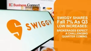 Swiggy shares fall 7% as Q3 low increases; brokerages expect a challenging quarter coming.