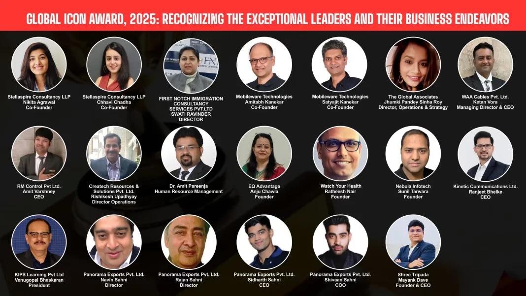 Global Icon Award, 2025: Recognizing the Exceptional Leaders and their Business Endeavors