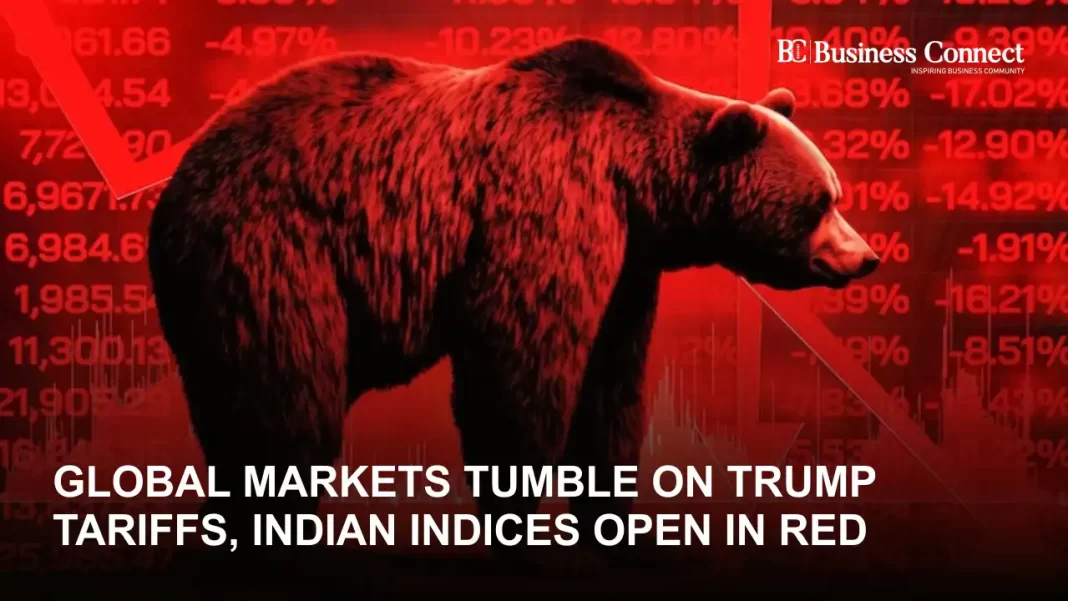 Global Markets Tumble on Trump Tariffs, Indian Indices Open in Red