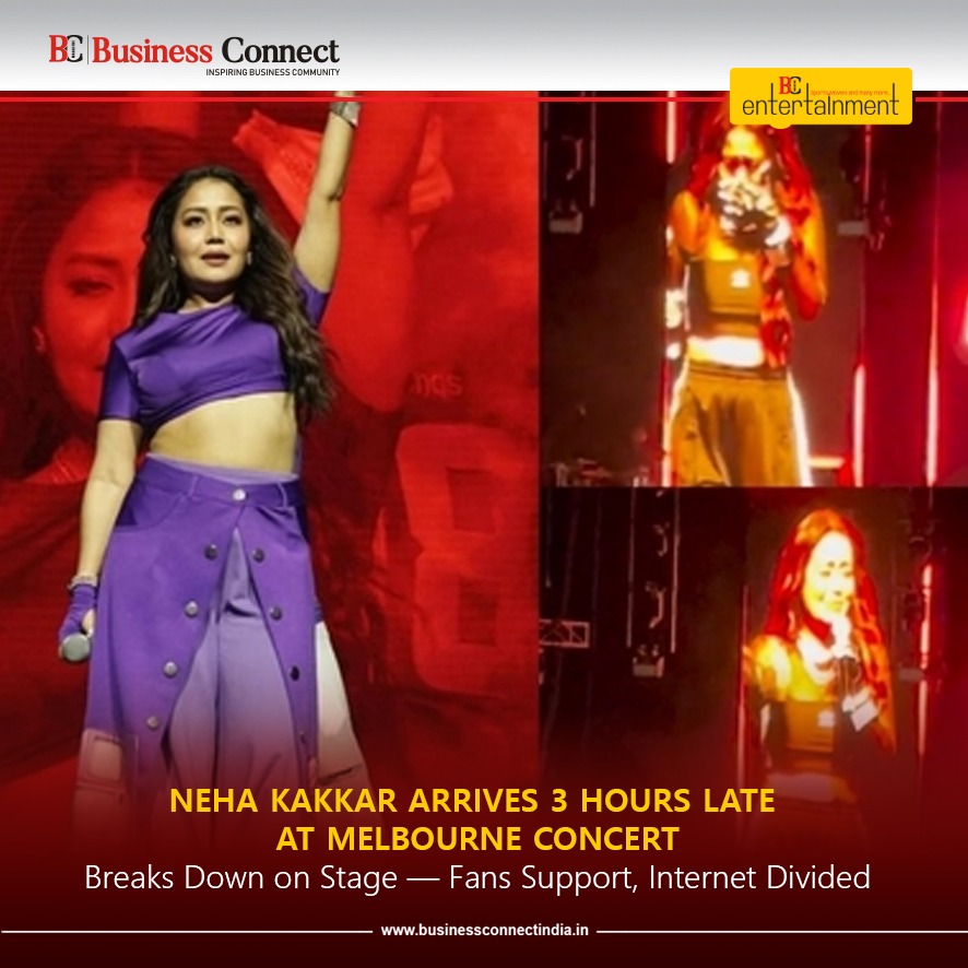 Neha Kakkar Arrives 3 Hours Late at Melbourne Concert, Breaks Down on Stage — Fans Support, Internet Divided