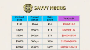 Energy War: SAVVY MINING opens a new era of clean energy cloud mining, creating a steady average daily return of $3,200 for users.