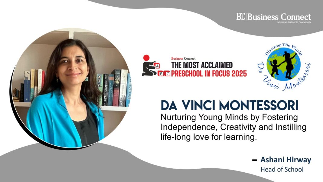 Da Vinci Montessori Nurturing Young Minds by Fostering Independence, Creativity and Instilling lifelong love for learning.