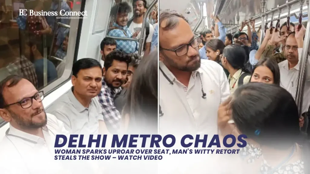 Delhi Metro Chaos: Woman Sparks Uproar Over Seat, Man’s Witty Retort Steals the Show – Watch Video