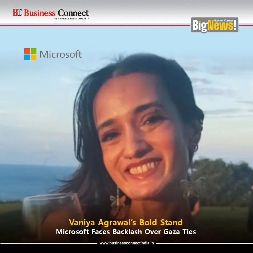 Vaniya Agrawal’s Bold Stand Microsoft Faces Backlash Over Gaza Ties