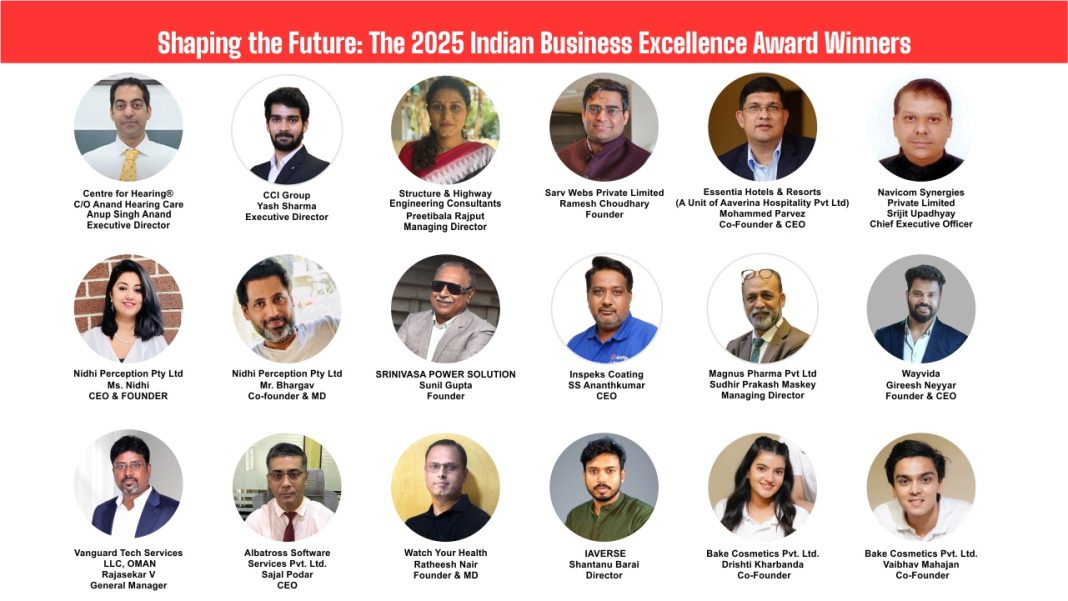 Shaping the Future: The 2025 Indian Business Excellence Award Winners