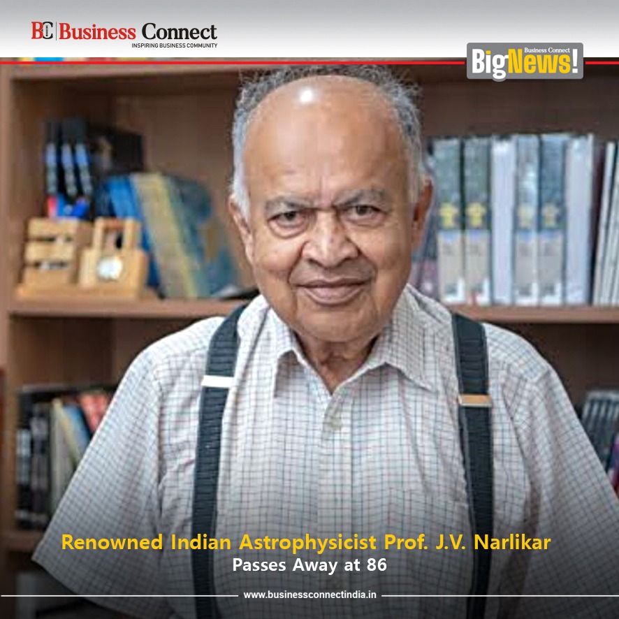Renowned Indian Astrophysicist Prof. J.V. Narlikar Passes Away at 86
