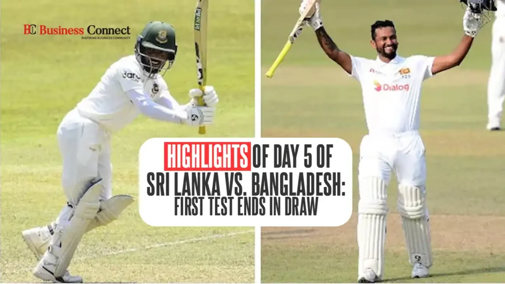 Highlights of Day 5 of Sri Lanka vs. Bangladesh: First Test Ends in Draw