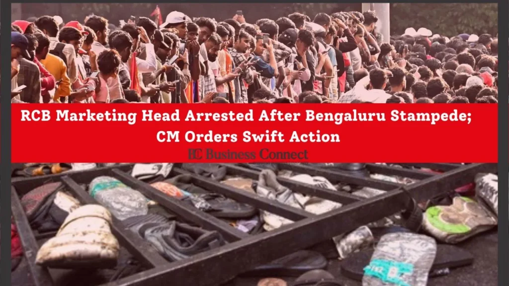 RCB Marketing Head Arrested After Bengaluru Stampede; CM Orders Swift Action