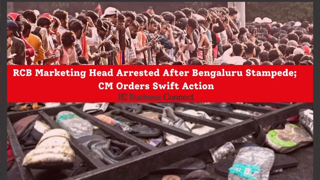 RCB Marketing Head Arrested After Bengaluru Stampede; CM Orders Swift Action