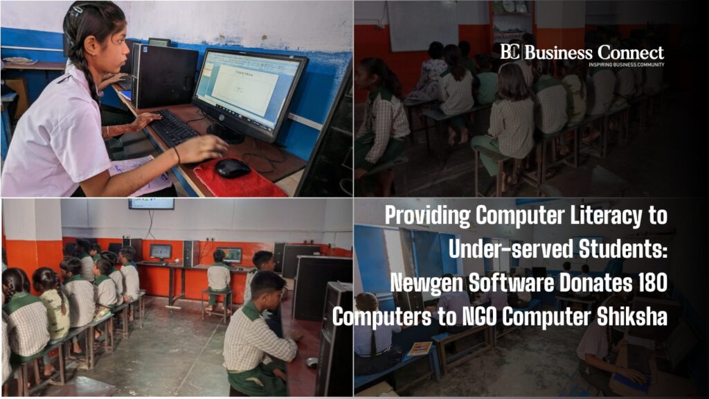 Providing Computer Literacy to Under-served Students: Newgen Software Donates 180 Computers to NGO Computer Shiksha