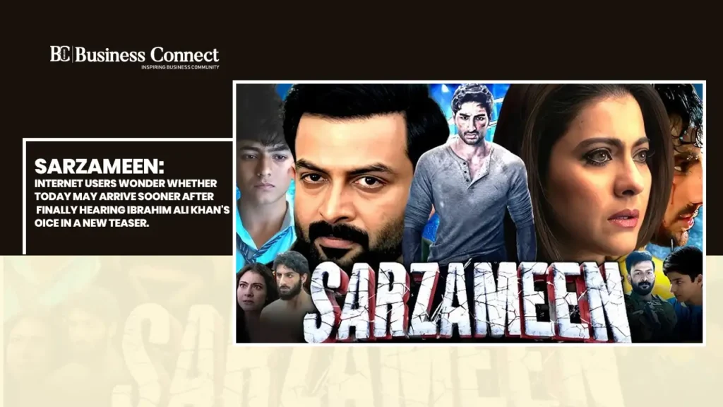 Sarzameen: Internet users wonder whether today may arrive sooner after finally hearing Ibrahim Ali Khan's voice in a new teaser.