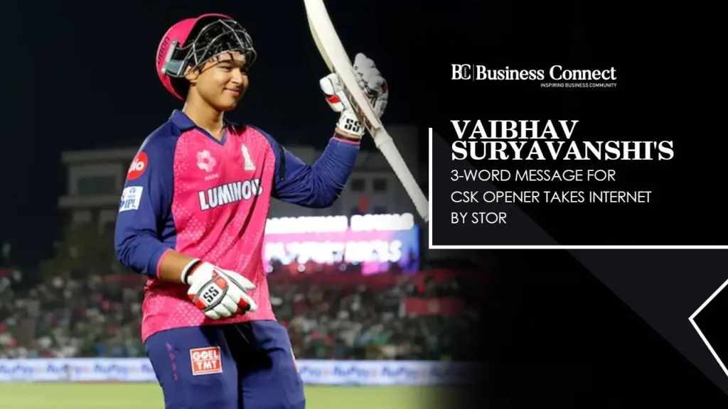 Vaibhav Suryavanshi's 3-Word Message for CSK Opener Takes Internet by Storm