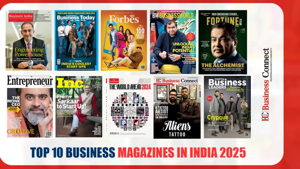Top 10 Business Magazines in India 2025