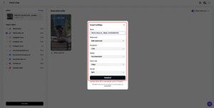 Preview export video Preview & export video