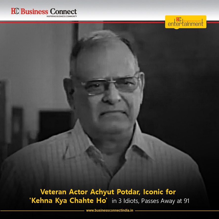 Veteran Actor Achyut Potdar, Iconic for ‘Kehna Kya Chahte Ho’ in 3 Idiots, Passes Away at 91 Veteran Actor Achyut Potdar, Iconic for 'Kehna Kya Chahte Ho' in 3 Idiots, Passes Away at 91