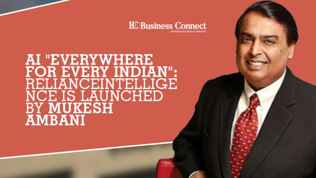 AI "everywhere for every Indian": Reliance Intelligence is launched by Mukesh Ambani