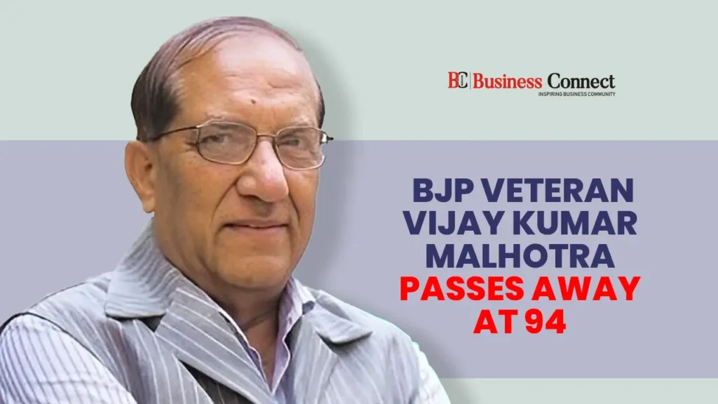 BJP Veteran Vijay Kumar Malhotra Passes Away at 94