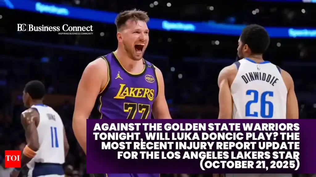 Against the Golden State Warriors tonight, will Luka Doncic play? The most recent injury report update for the Los Angeles Lakers star (October 21, 2025)