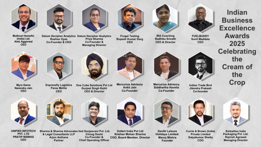 Indian Business Excellence Awards 2025 Celebrating the Cream of the Crop Indian Business Excellence Awards 2025 Celebrating the Cream of the Crop
