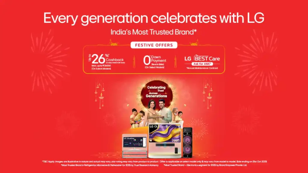 Upgrade Your Entertainment with LG Diwali Festive Offers