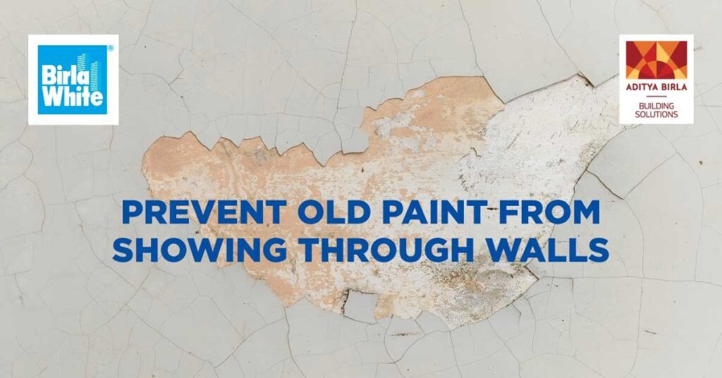 How can I prevent the old paint from showing through my new paint?