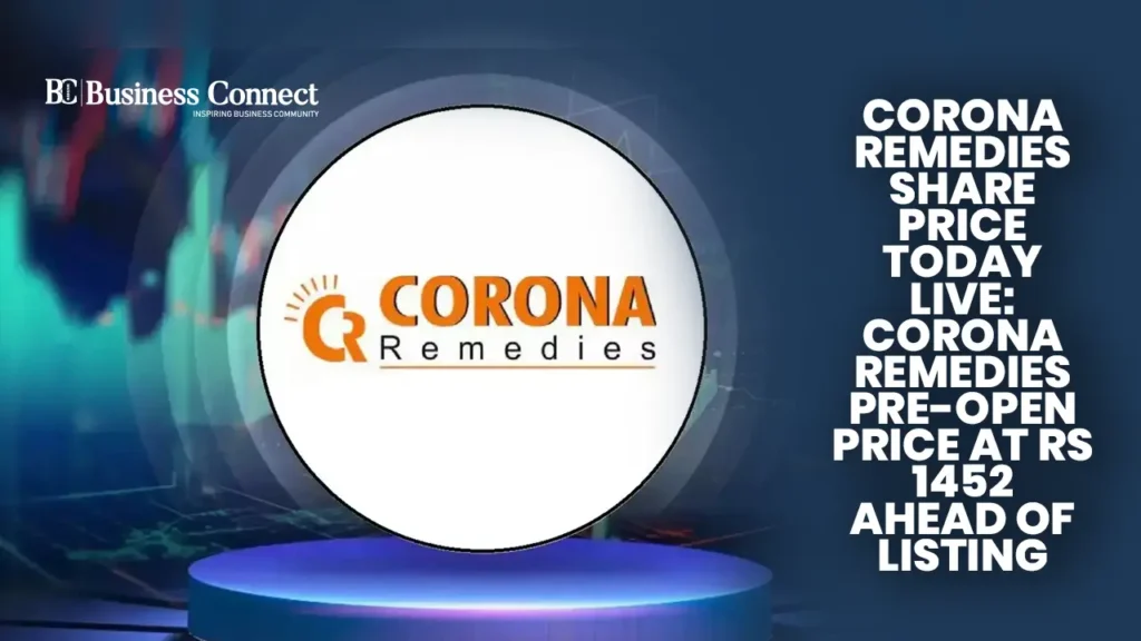 Corona Remedies Share Price today Live: Corona Remedies pre-open price at Rs 1452 ahead of listing
