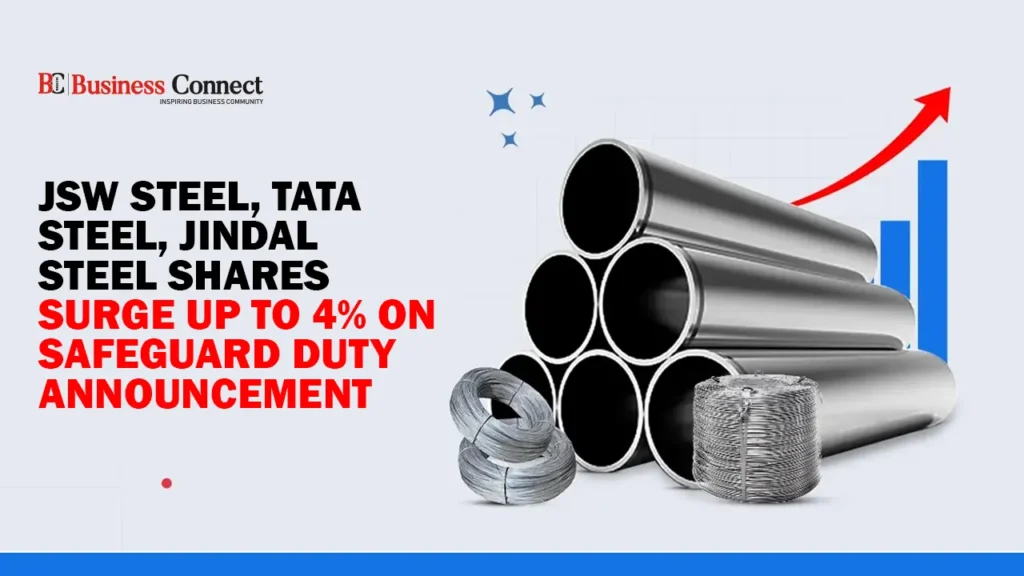 JSW Steel, Tata Steel, Jindal Steel shares surge up to 4% on safeguard duty announcement