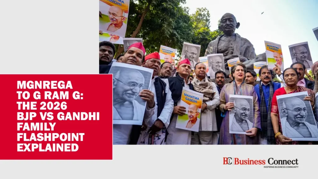MGNREGA to G Ram G: The 2026 BJP vs Gandhi Family Flashpoint Explained