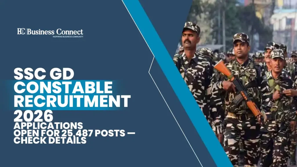 SSC GD Constable Recruitment 2026: Applications Open for 25,487 Posts — Check Details
