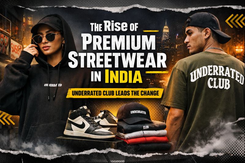 The Rise of Premium Streetwear in India: Underrated Club Leads the Change The Rise of Premium Streetwear in India: Underrated Club Leads the Change
